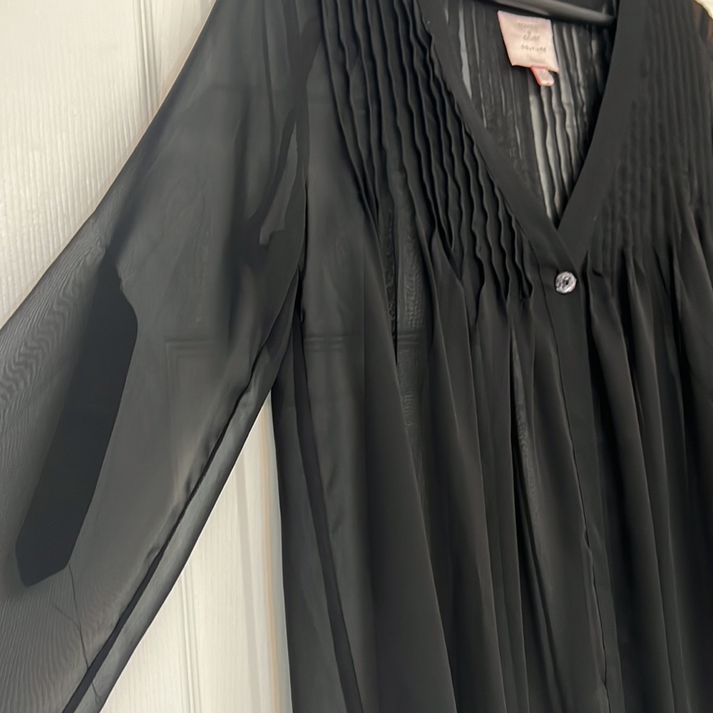 NWOT Romeo & Juliet Couture sheer blouse - Picture 4 of 12